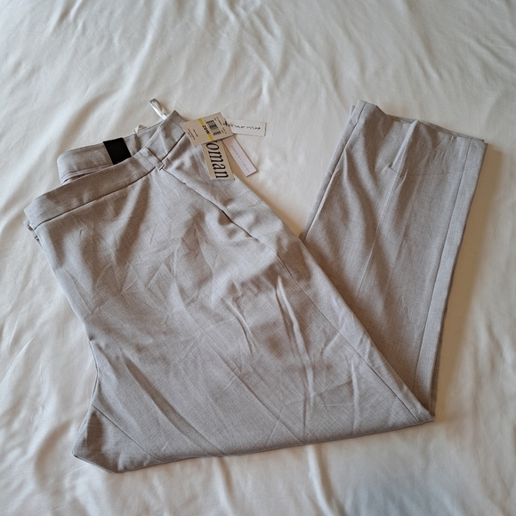 Amanda & Chelsea women's gray 20W pants NWT - Picture 1 of 6